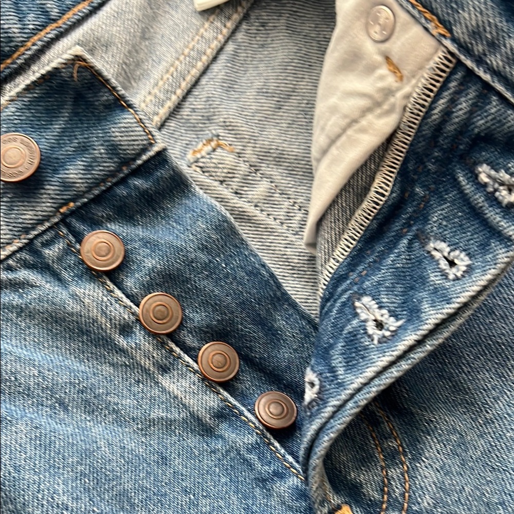 COS Men's Denim Blue Straight Jeans - Picture 4 of 8
